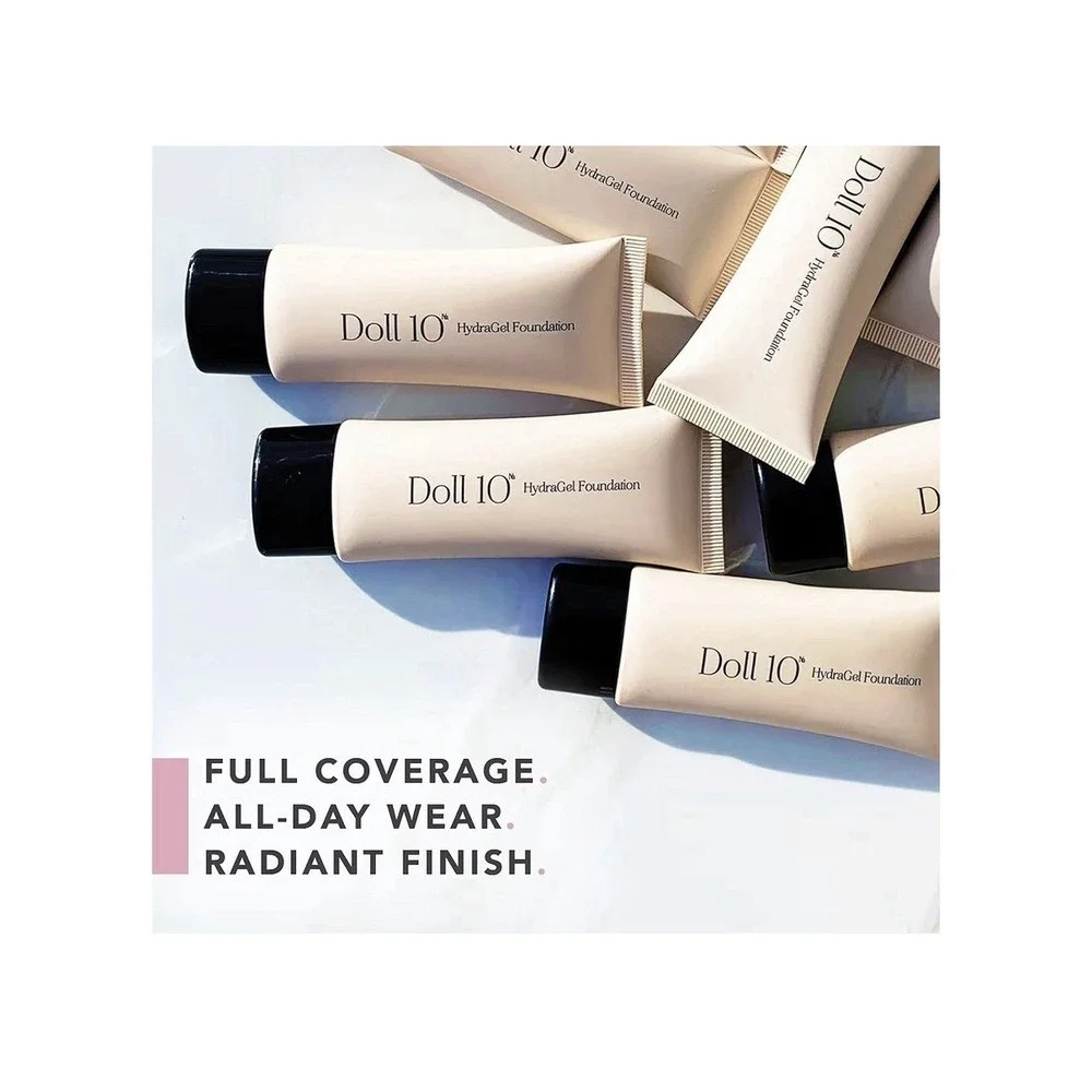Doll 10 Hydragel Foundation Tan 30 ml 1 oz Each Hydra Gel,  1 Sealed